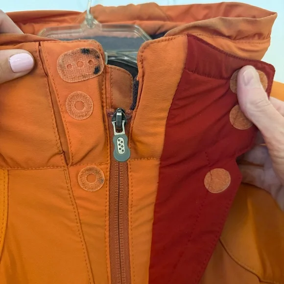Vintage Patagonia Technical Storm Jacket - Rare Pumpkin Orange - Size XL - Picture 5 of 11